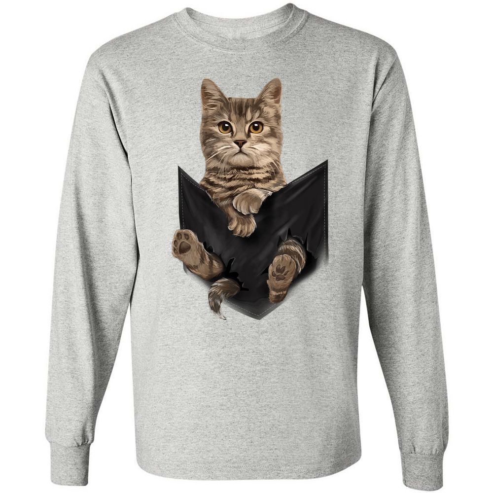 Long Sleeve T-Shirt - 27RCSU6L - Ash - 7