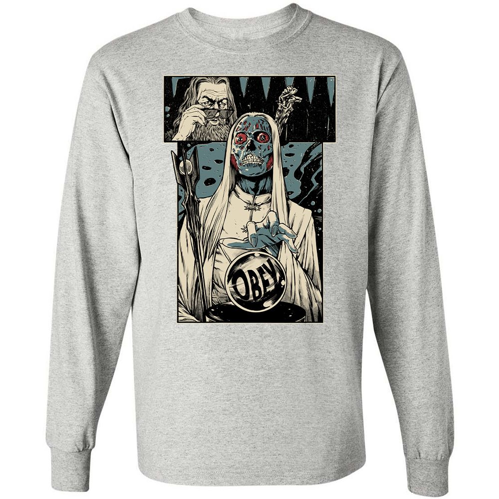 Long Sleeve T-Shirt - A7UUZTL2 - Ash - 7