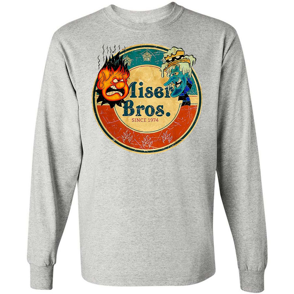 Long Sleeve T-Shirt - BLAHT5V2 - Ash - 7