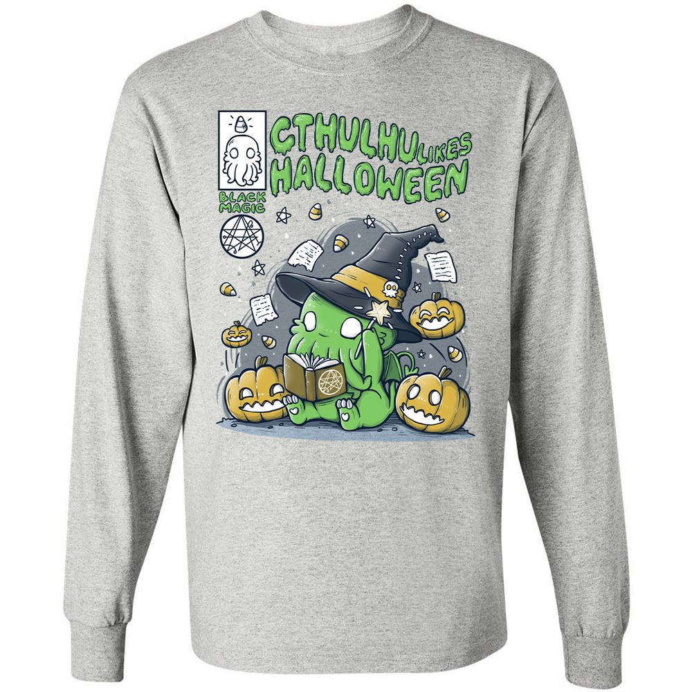 Long Sleeve T-Shirt - 4XXF1Q7N - Ash - 7