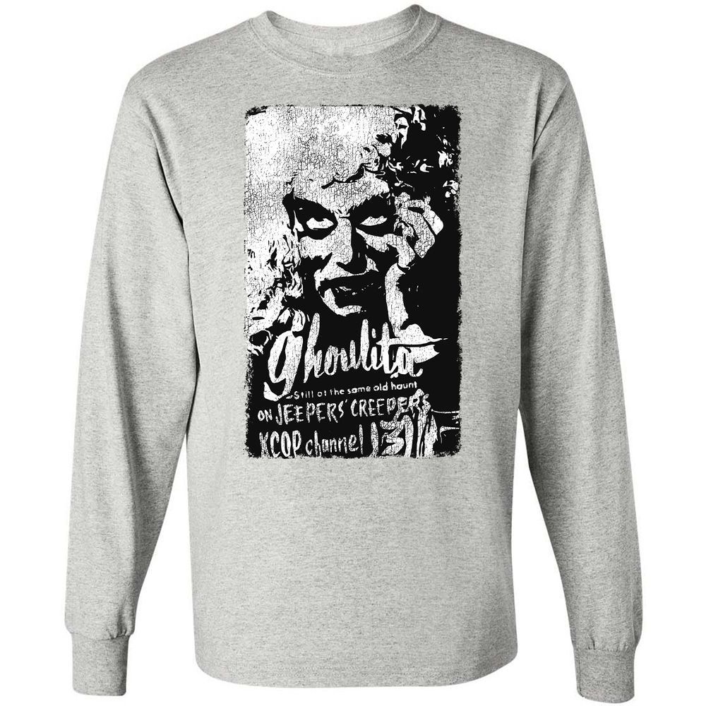 Long Sleeve T-Shirt - YVNUJGDR - Ash - 7