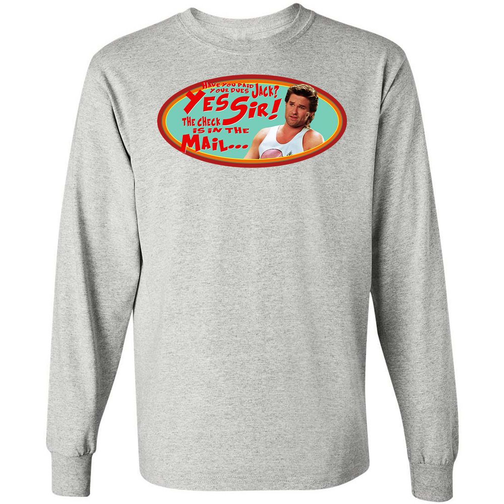 Long Sleeve T-Shirt - XQWTRTQJ - Ash - 7