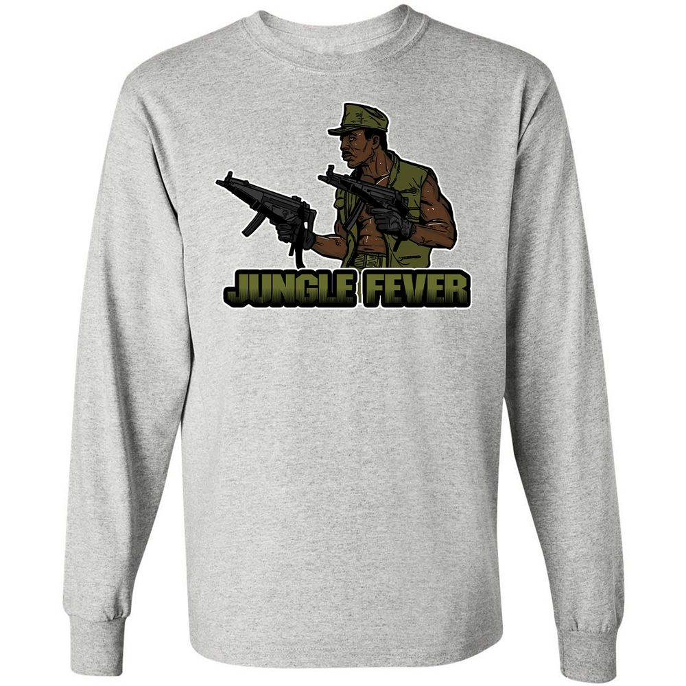 Long Sleeve T-Shirt - QD7BUZJT - Ash - 7