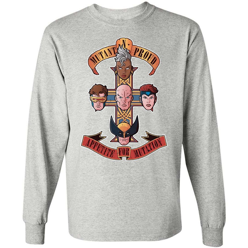 Long Sleeve T-Shirt - WKC78AQE - Ash - 7