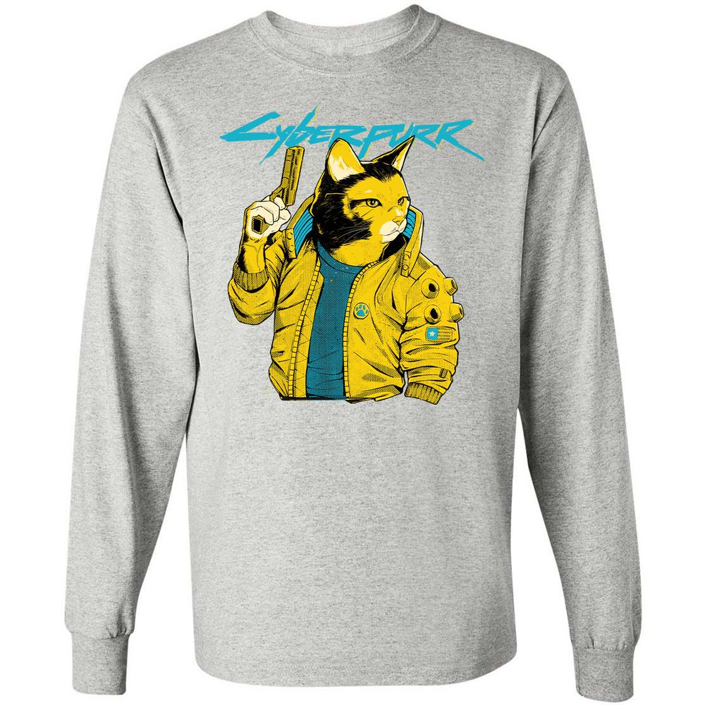 Long Sleeve T-Shirt - HF664LDU - Ash - 7