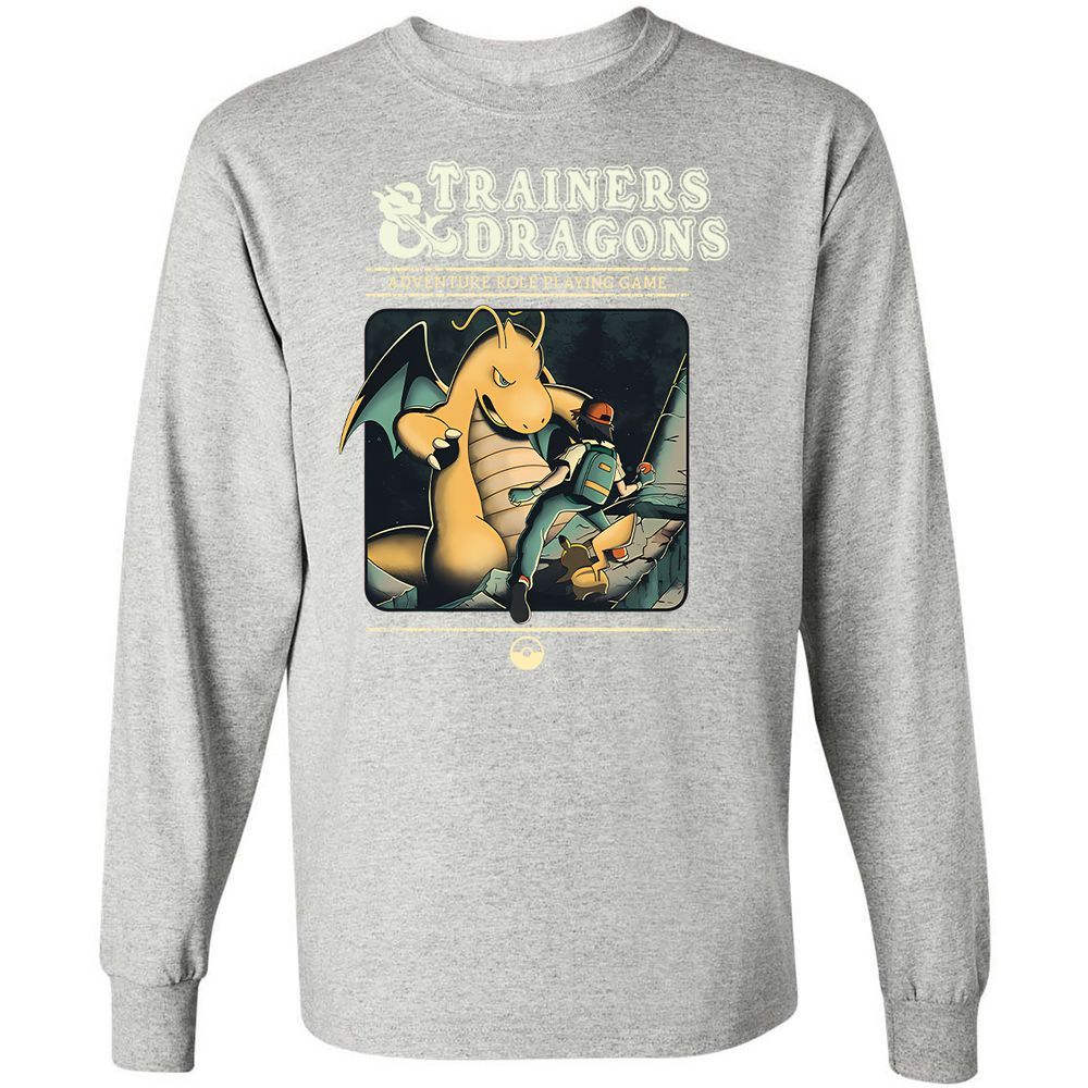 Long Sleeve T-Shirt - 966T7A4P - Ash - 7