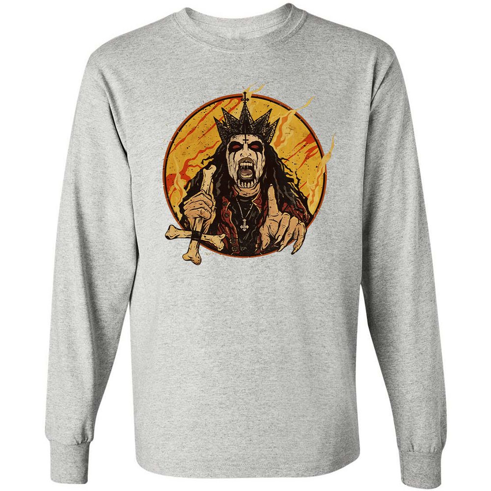 Long Sleeve T-Shirt - GGP1SCNP - Ash - 7
