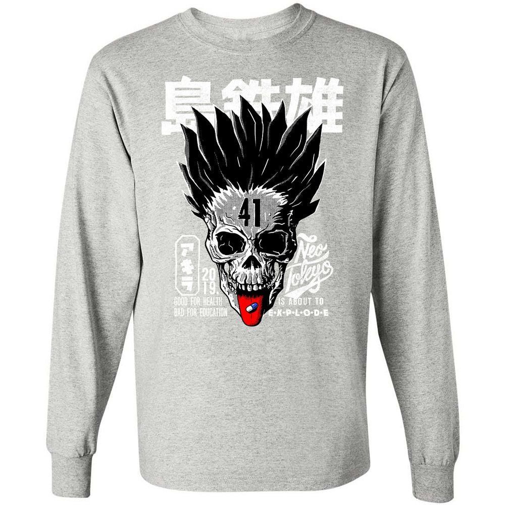 Long Sleeve T-Shirt - LEGYD2K7 - Ash - 7