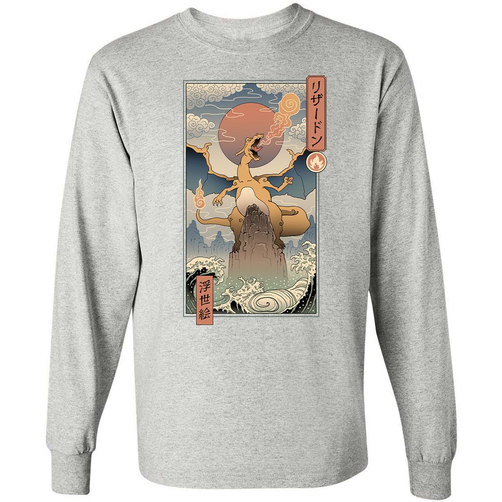 Long Sleeve T-Shirt - EPZ44JBK - Ash - 7