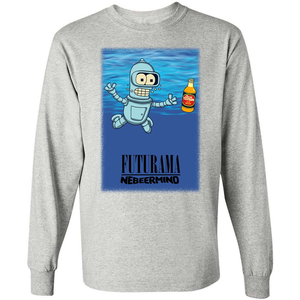 Long Sleeve T-Shirt - VRD6GTYP - Ash - 7