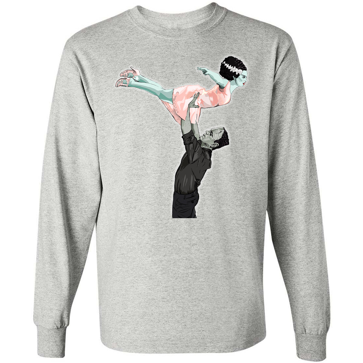 Long Sleeve T-Shirt - PF1D65JT - Ash - 7