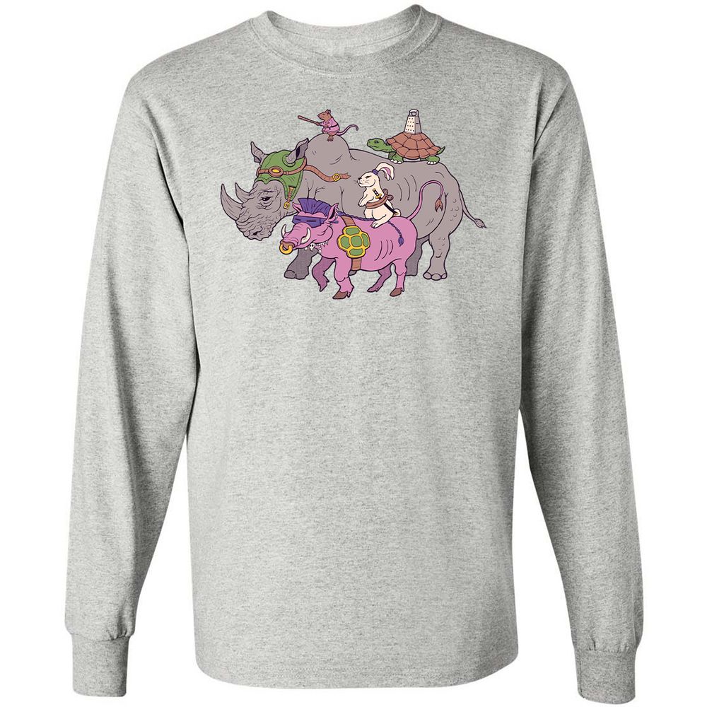 Long Sleeve T-Shirt - Z4FGDXWY - Ash - 7