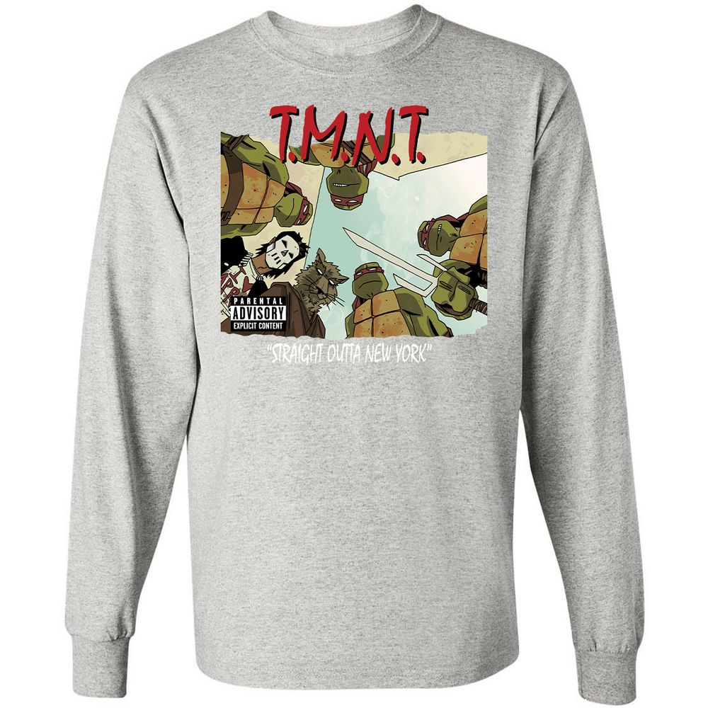 Long Sleeve T-Shirt - UK9TCRZU - Ash - 7