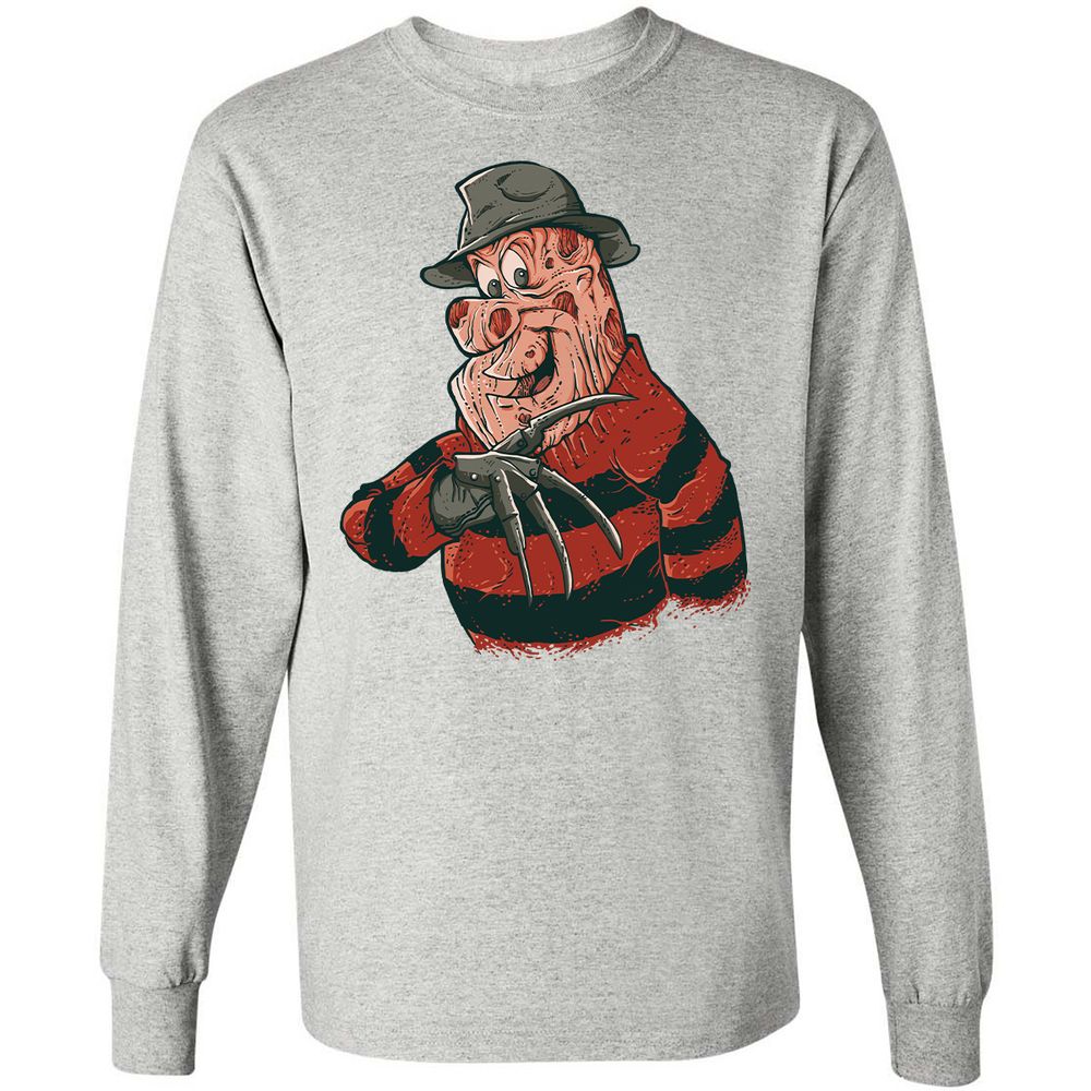 Long Sleeve T-Shirt - 7NJN6WY3 - Ash - 7