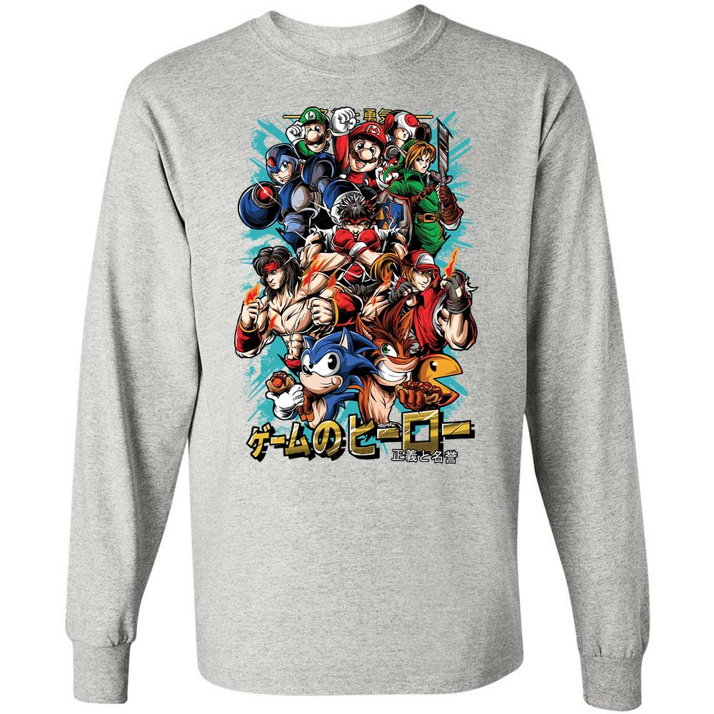 Long Sleeve T-Shirt - MCNPJ5W3 - Ash - 7