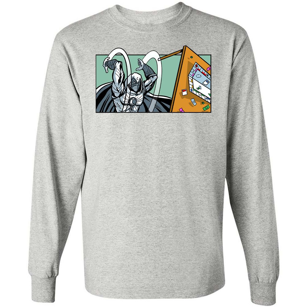 Long Sleeve T-Shirt - QRD4CUQV - Ash - 7