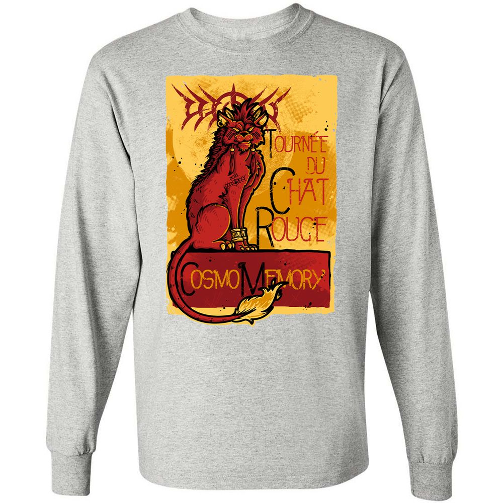 Long Sleeve T-Shirt - QXXD6GWM - Ash - 7