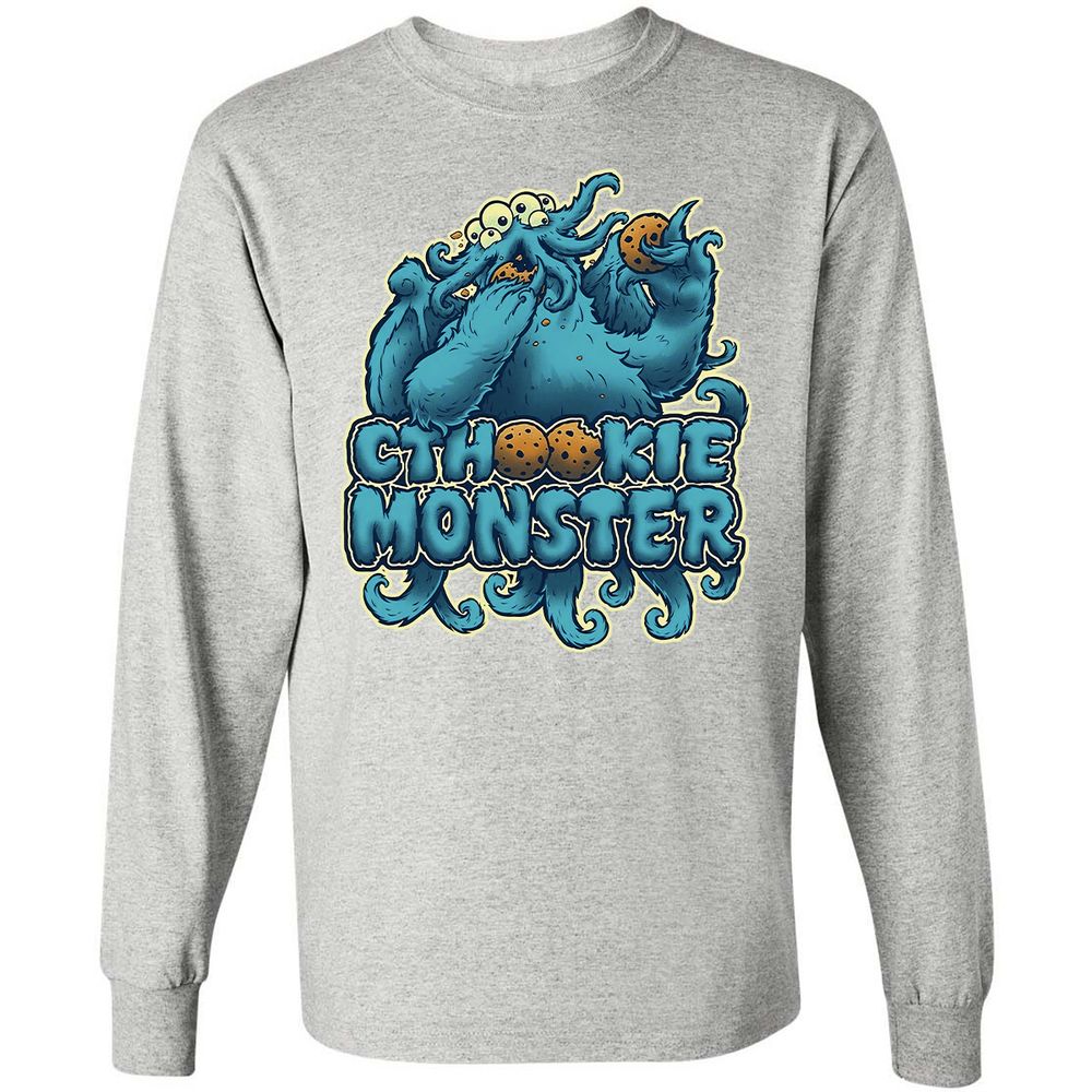 Long Sleeve T-Shirt - T3ZCWXUU - Ash - 7