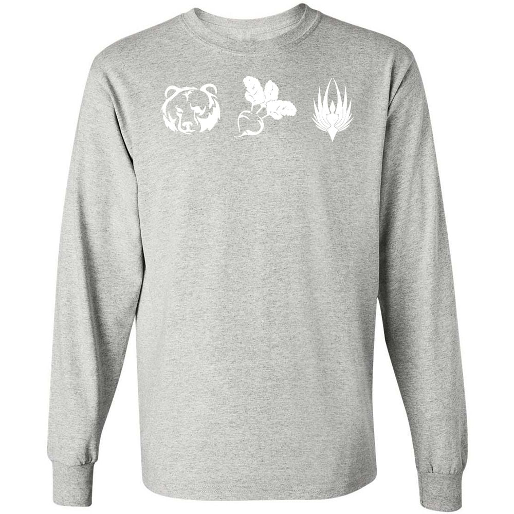 Long Sleeve T-Shirt - NKHWN4LA - Ash - 7