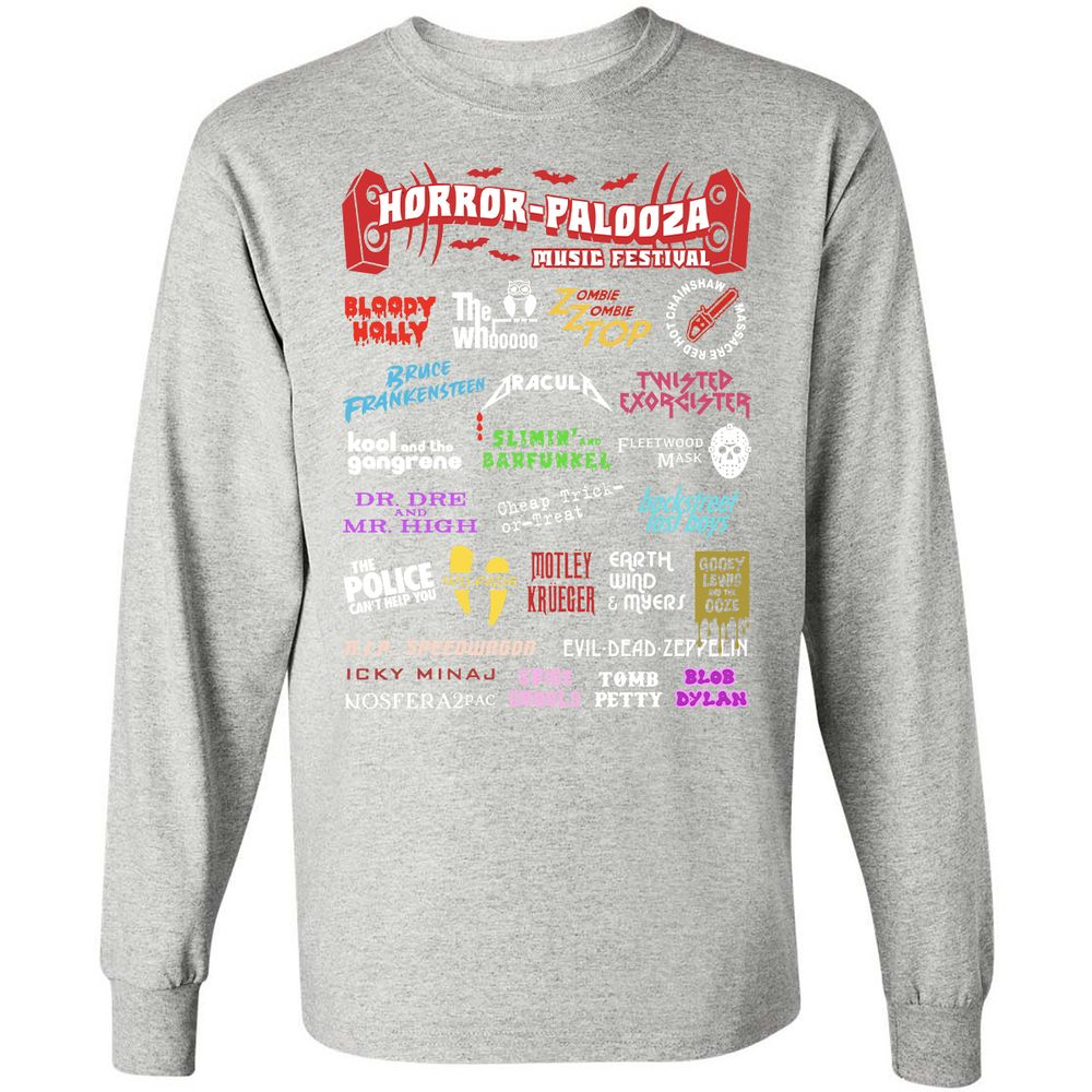 Long Sleeve T-Shirt - MUY9VX7U - Ash - 7