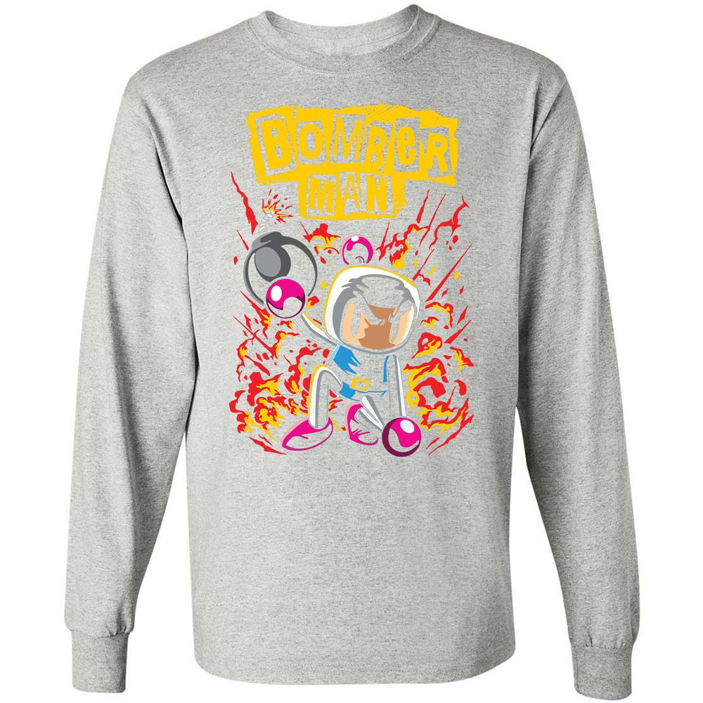 Long Sleeve T-Shirt - CCBU8Q78 - Ash - 7