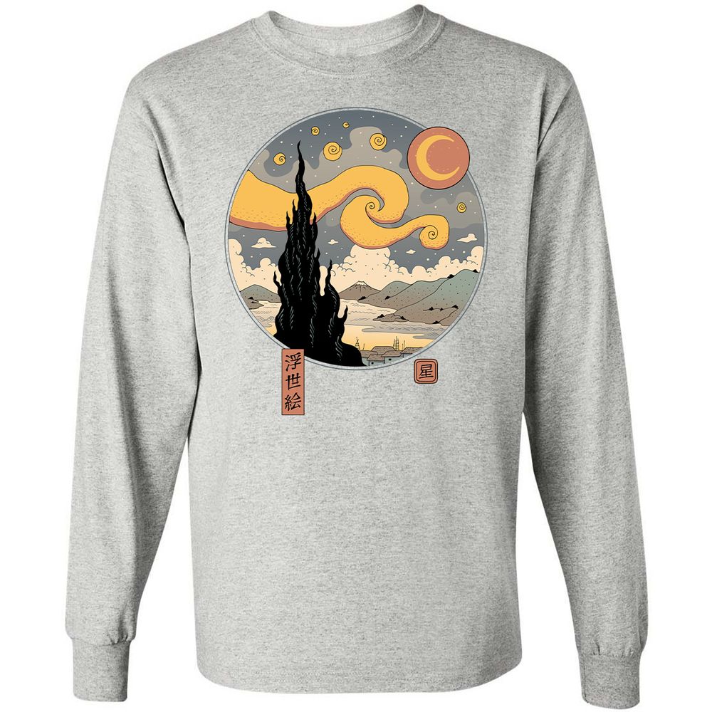 Long Sleeve T-Shirt - 8KM2BNY2 - Ash - 7