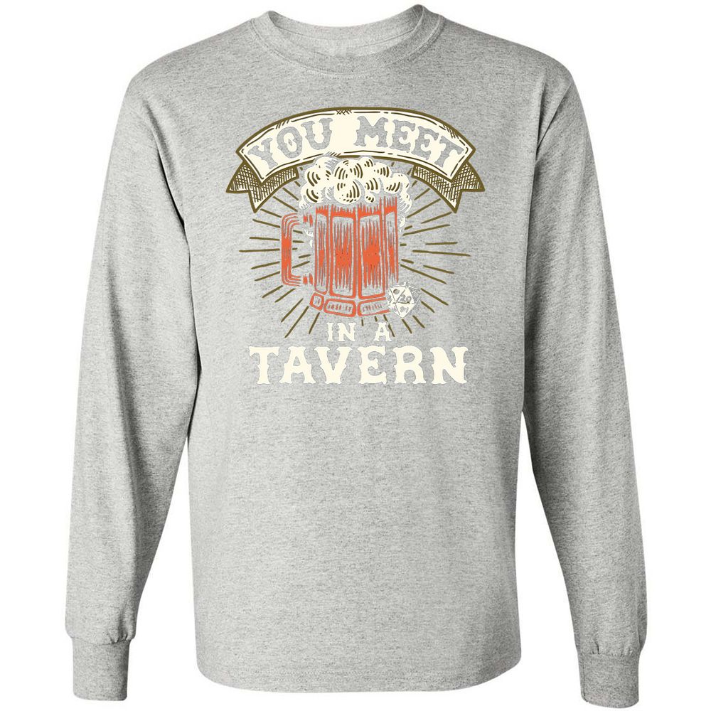 Long Sleeve T-Shirt - LKF7LJSQ - Ash - 7