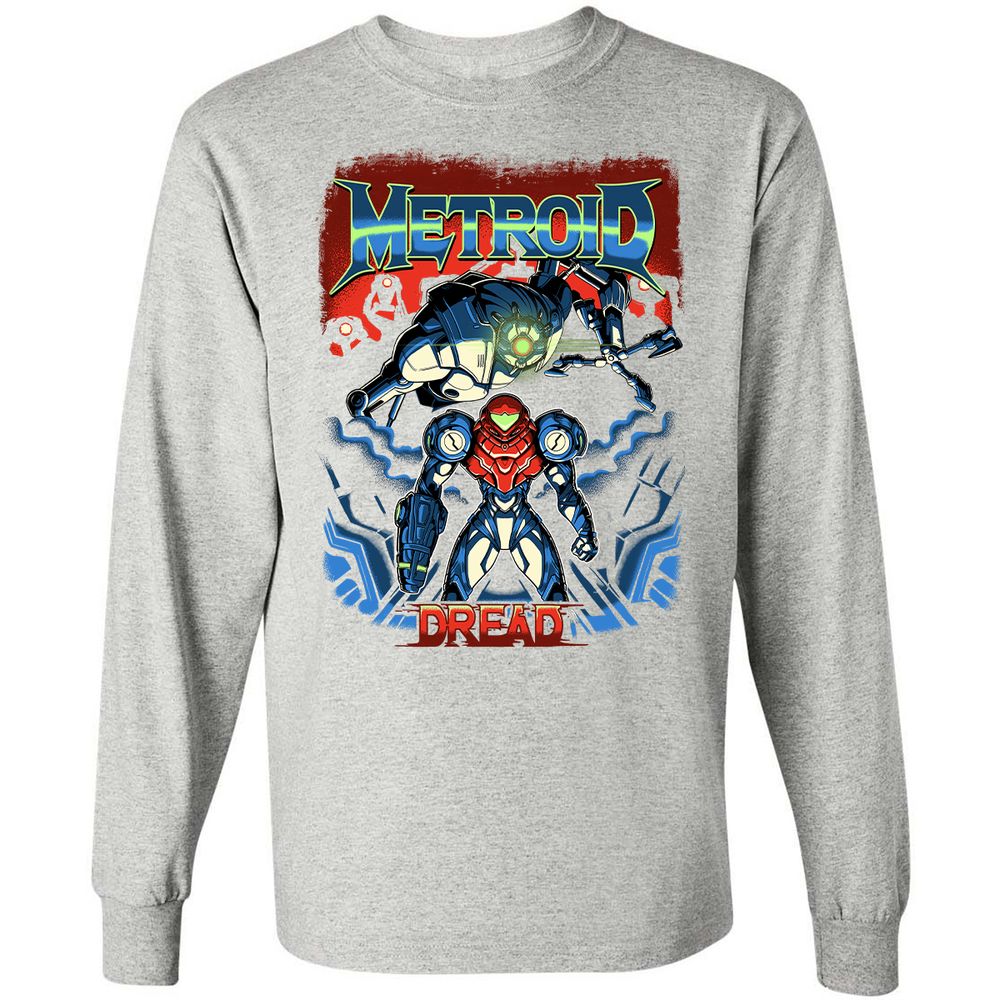 Long Sleeve T-Shirt - UF87G6JX - Ash - 7