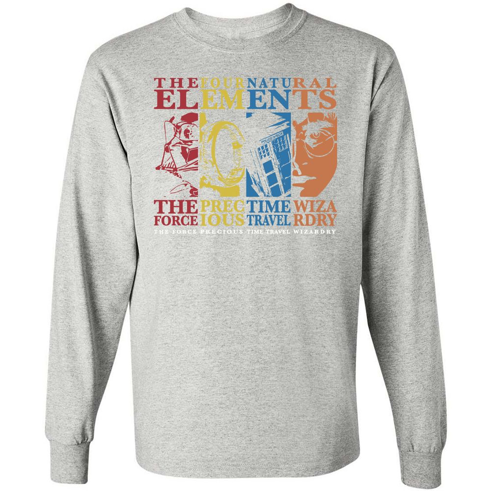 Long Sleeve T-Shirt - AQM21Y8D - Ash - 7