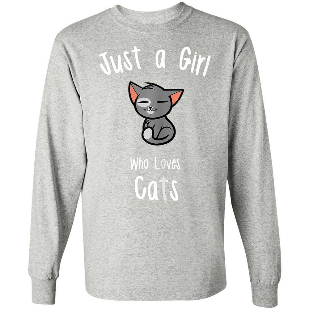 Long Sleeve T-Shirt - 9A41ZTF7 - Ash - 7