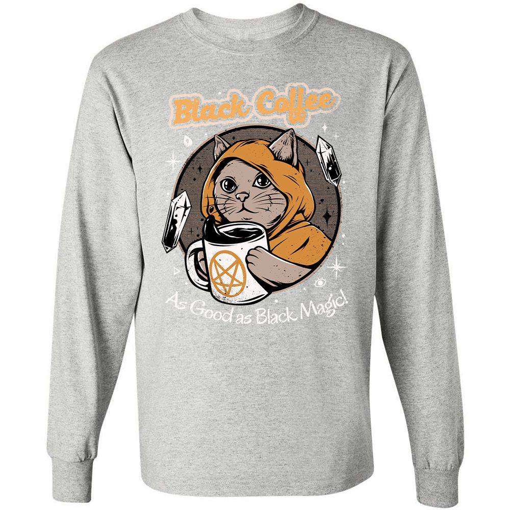 Long Sleeve T-Shirt - FHDZHPJF - Ash - 7