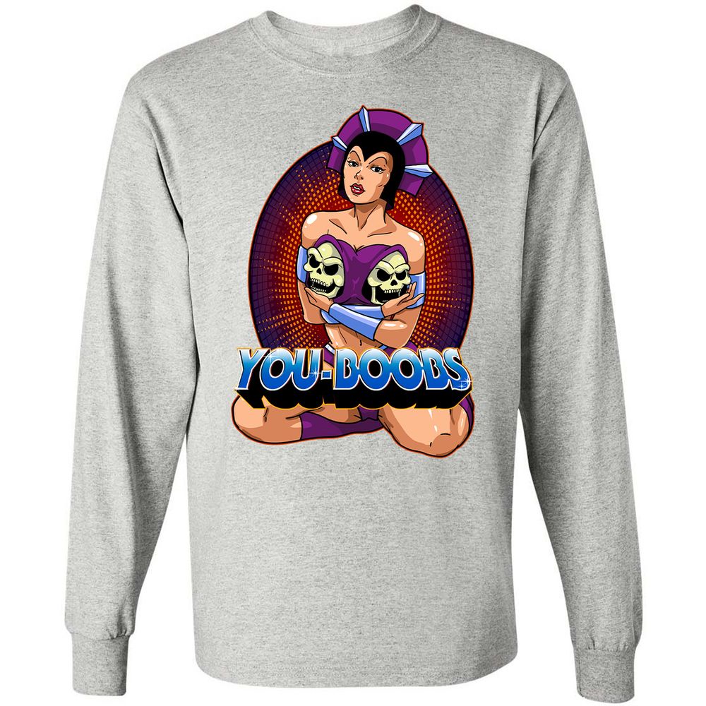 Long Sleeve T-Shirt - 574WN5JR - Ash - 7