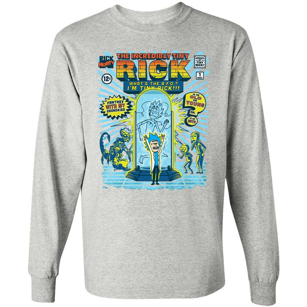 Long Sleeve T-Shirt - M8R3LZYT - Ash - 7