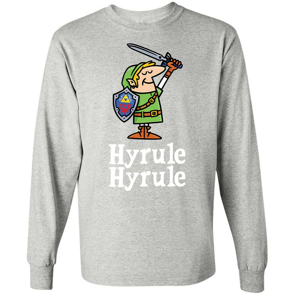 Long Sleeve T-Shirt - WWSKGG2Y - Ash - 7