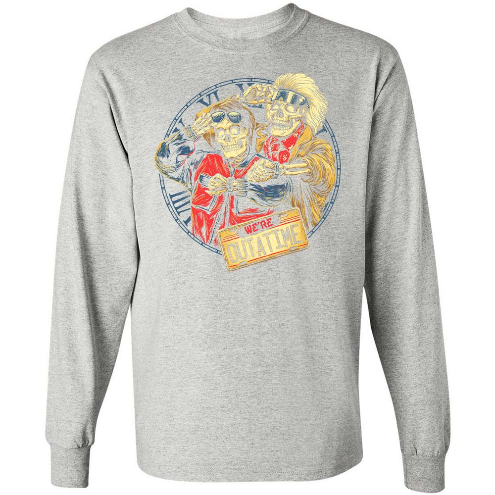 Long Sleeve T-Shirt - QDSX9QDR - Ash - 7