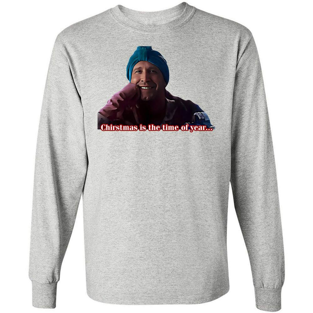 Long Sleeve T-Shirt - E5MBTQG1 - Ash - 7