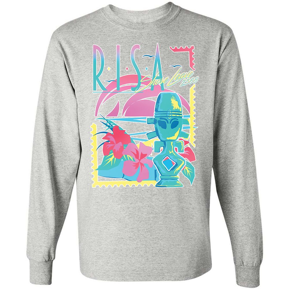 Long Sleeve T-Shirt - 7A6SMA9F - Ash - 7