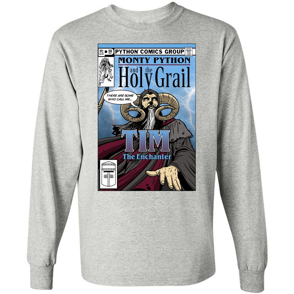 Long Sleeve T-Shirt - S4ZWVMFH - Ash - 7