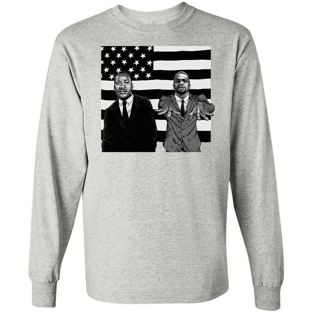 Long Sleeve T-Shirt - F1DZN79P - Ash - 7