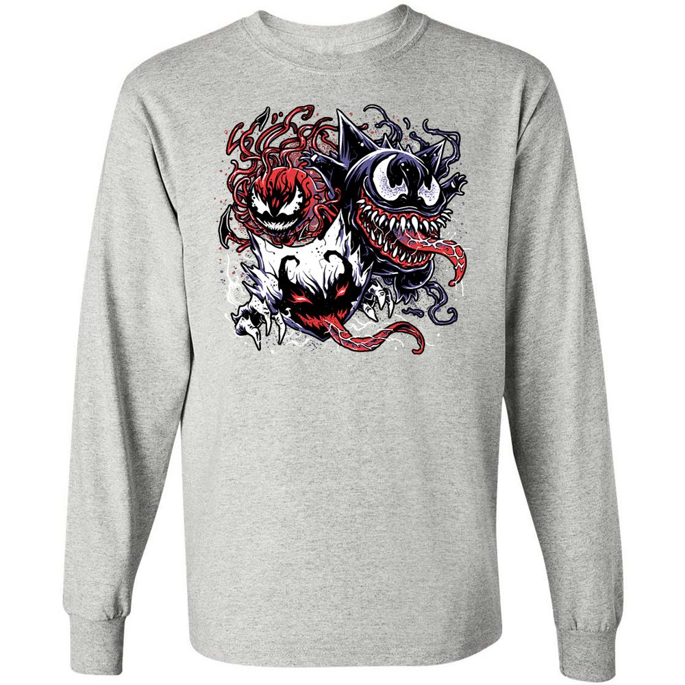 Long Sleeve T-Shirt - HFYZBPBY - Ash - 7