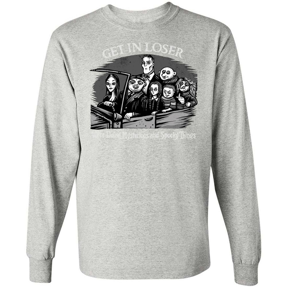 Long Sleeve T-Shirt - YGQGCMS8 - Ash - 7