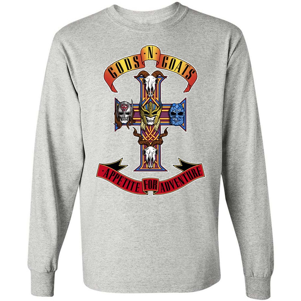 Long Sleeve T-Shirt - W9MHG2N1 - Ash - 7