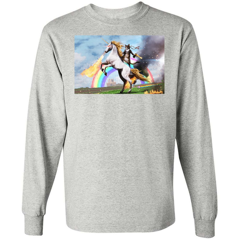 Long Sleeve T-Shirt - N21FGS4T - Ash - 7