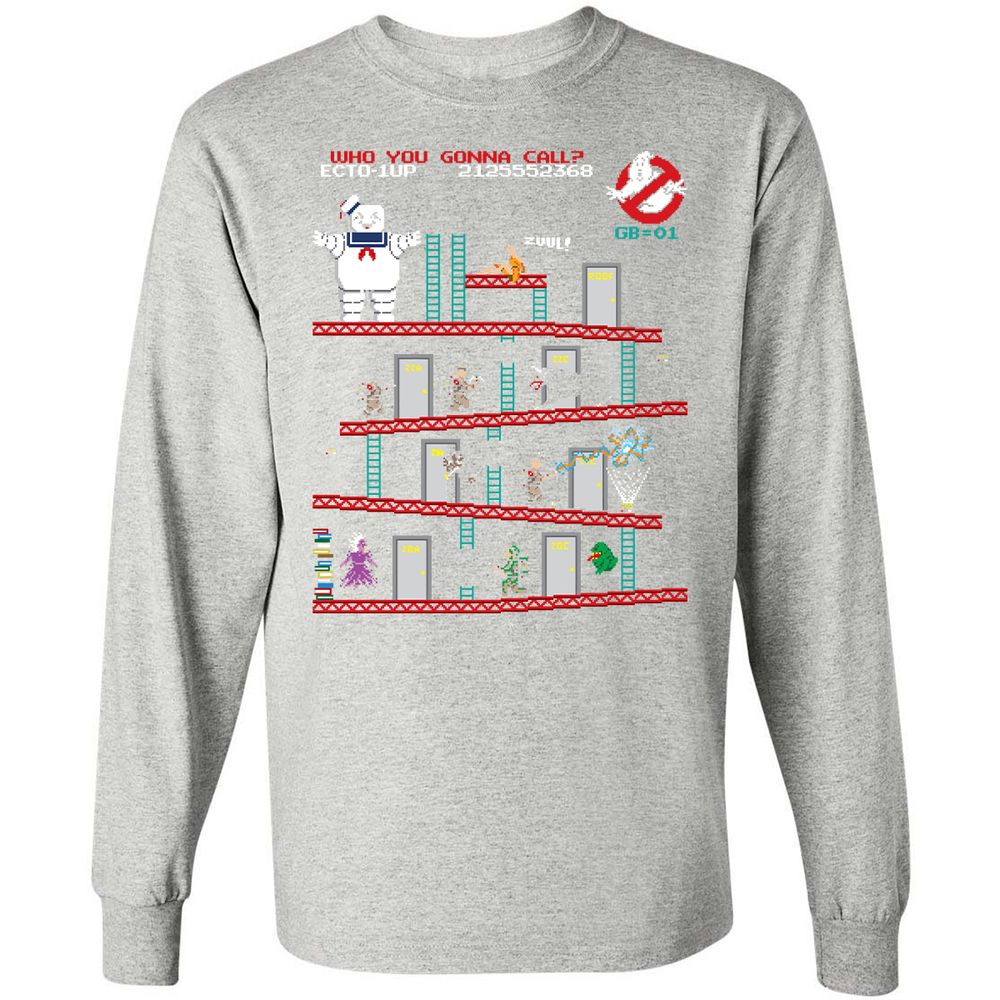 Long Sleeve T-Shirt - 56U48UDJ - Ash - 7
