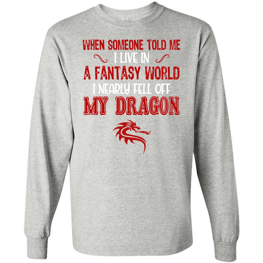 Long Sleeve T-Shirt - P1N23JLT - Ash - 7