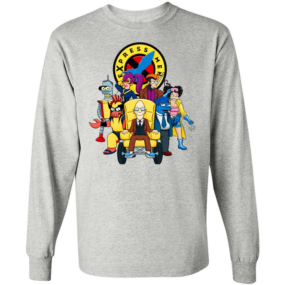 Long Sleeve T-Shirt - PU7H2BSR - Ash - 7