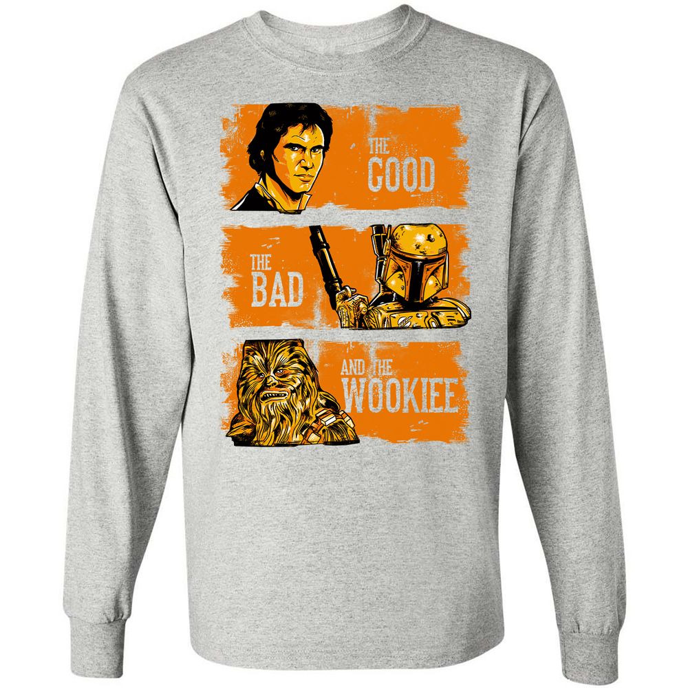 Long Sleeve T-Shirt - QJRUFBGT - Ash - 7