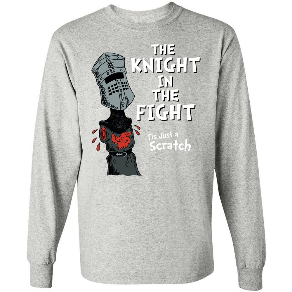 Long Sleeve T-Shirt - B5QAK12Y - Ash - 7