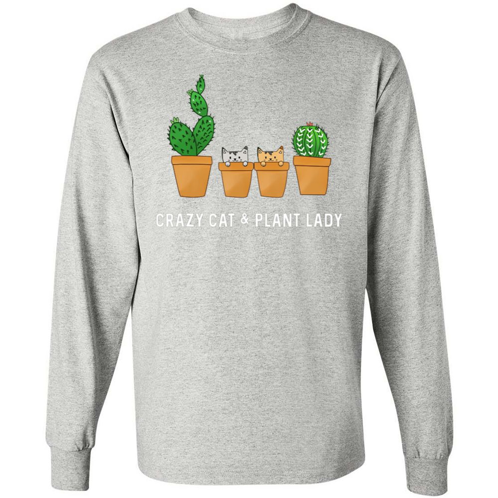 Long Sleeve T-Shirt - GZAE2ZJ5 - Ash - 7