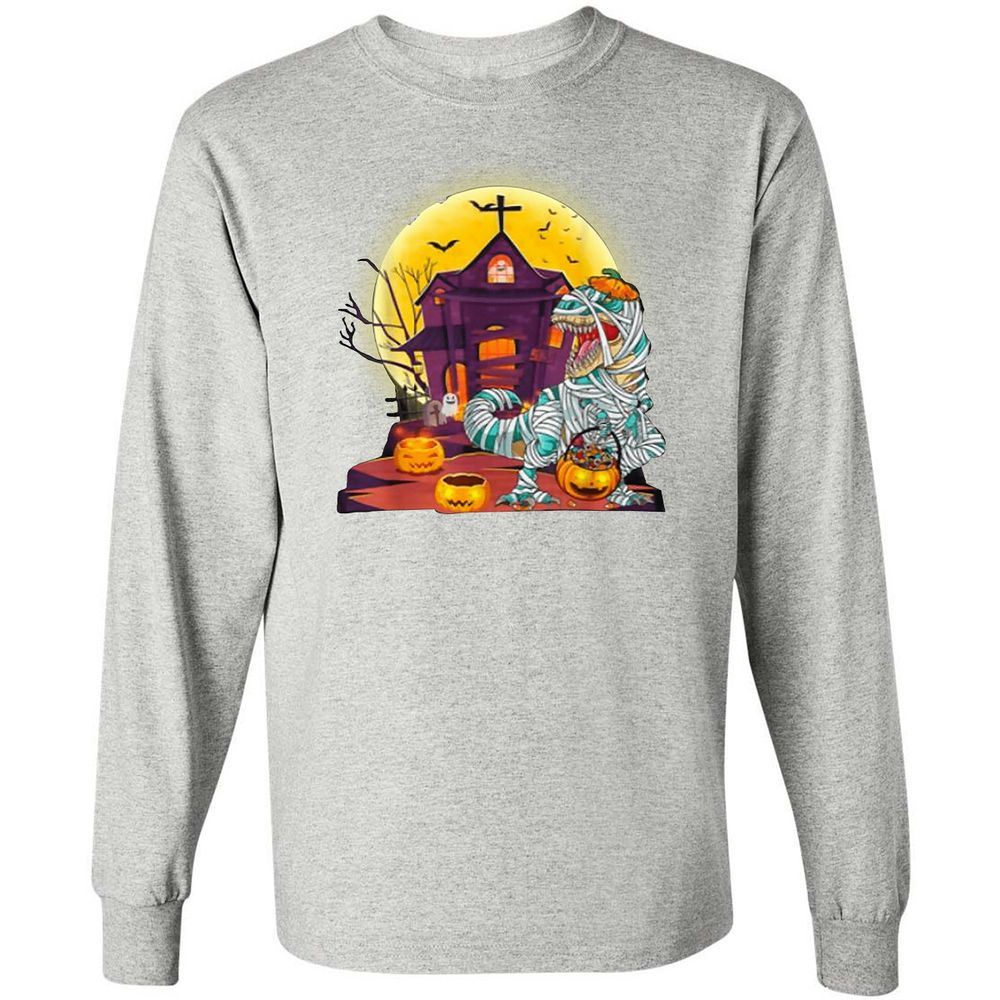 Long Sleeve T-Shirt - 6HC4EKHY - Ash - 7